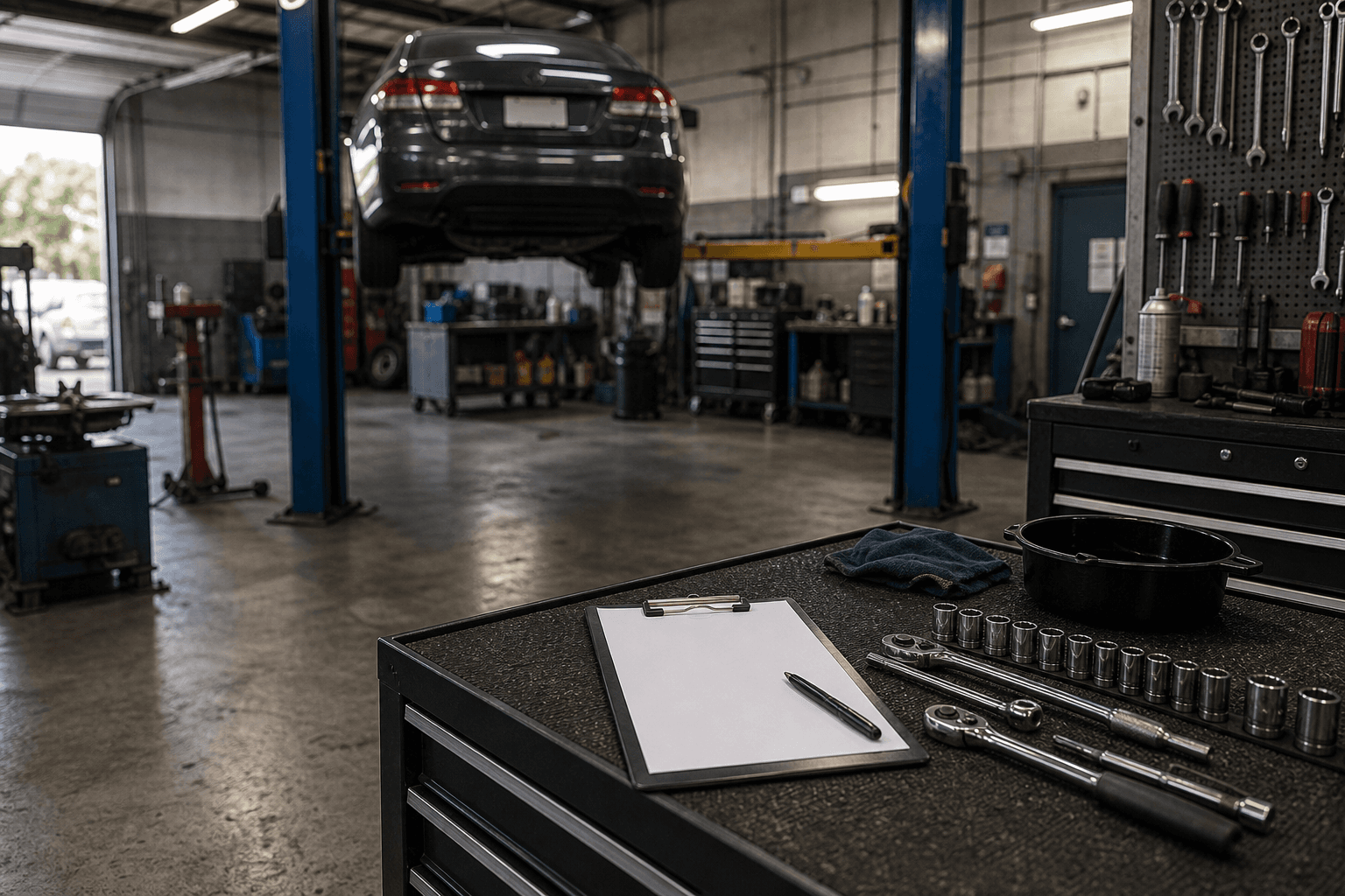 Auto & Repair Shops business workflow